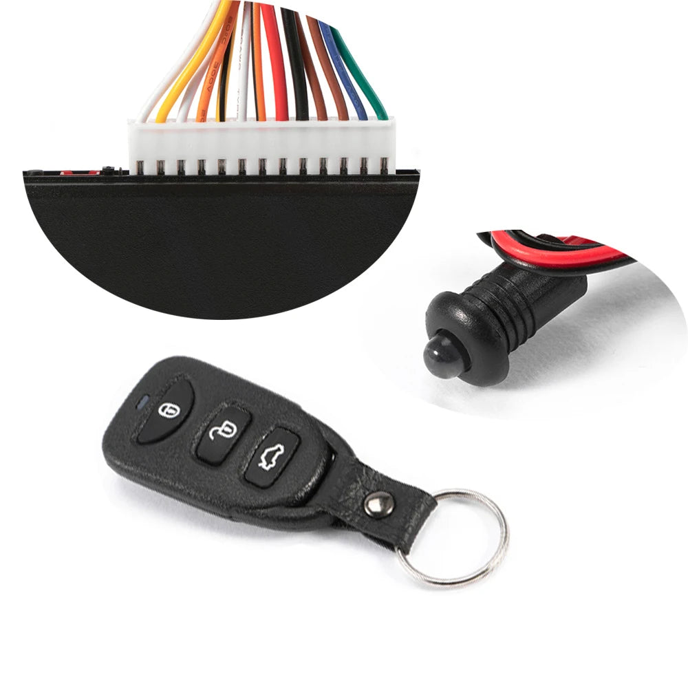 Universal Car Alarm Systems - Remote Central Kit - Door Lock Keyless
