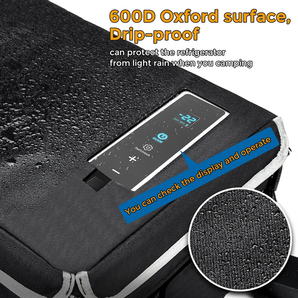 Joytutus 18L Car Refrigerator Storage Bag 25L Portable Carry Bag for Mini Fridge Keep Cooling Drip-proof  (Fridge not included)