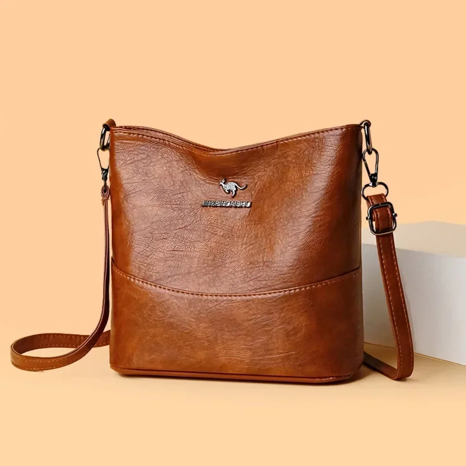 Soft Pu Leather Crossbody Bag for Women 2025 Luxury Handbag Women's Bag Designer Female Casual Hand Shoulder Sac A Main