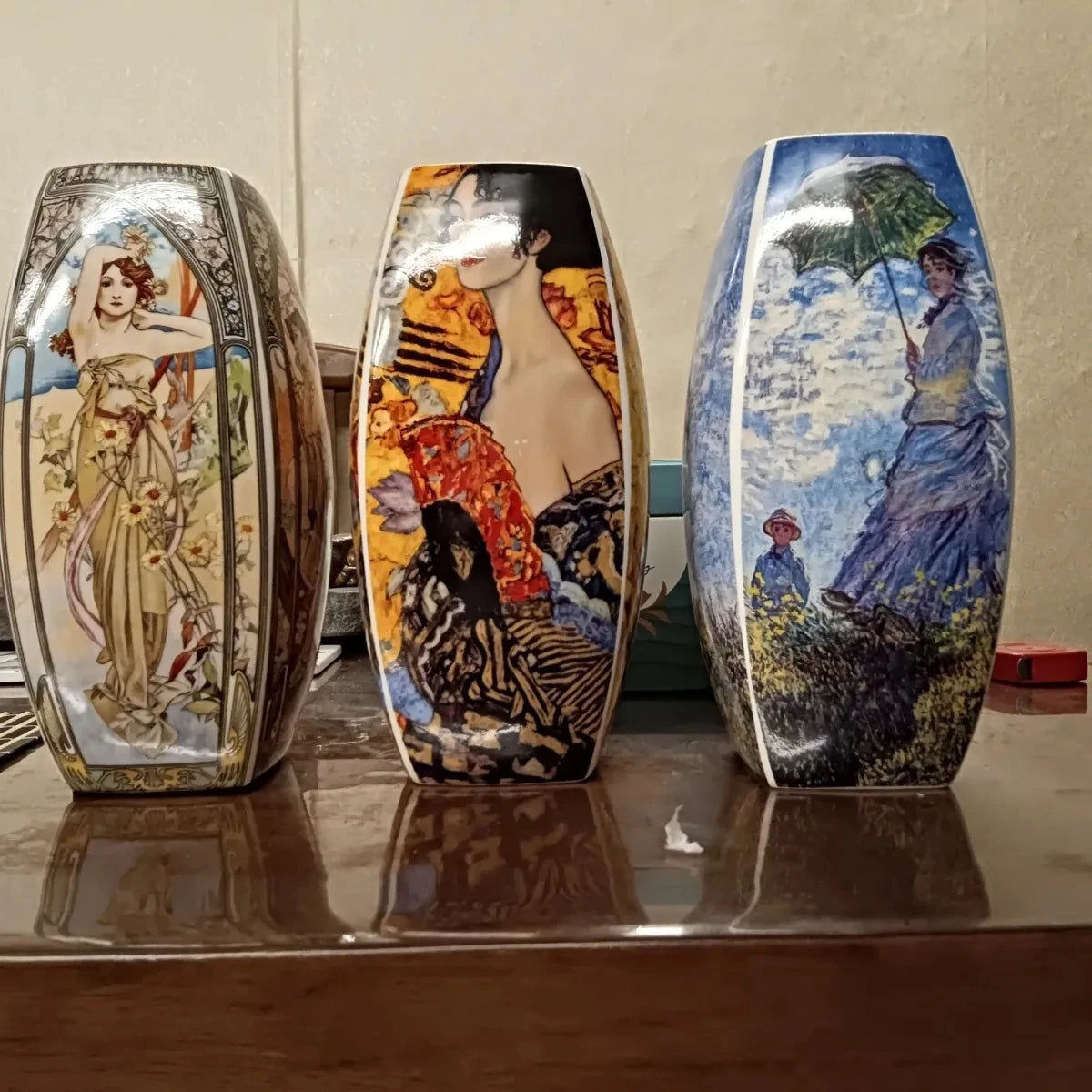 uxury Europe Klimt Ceramic Vase