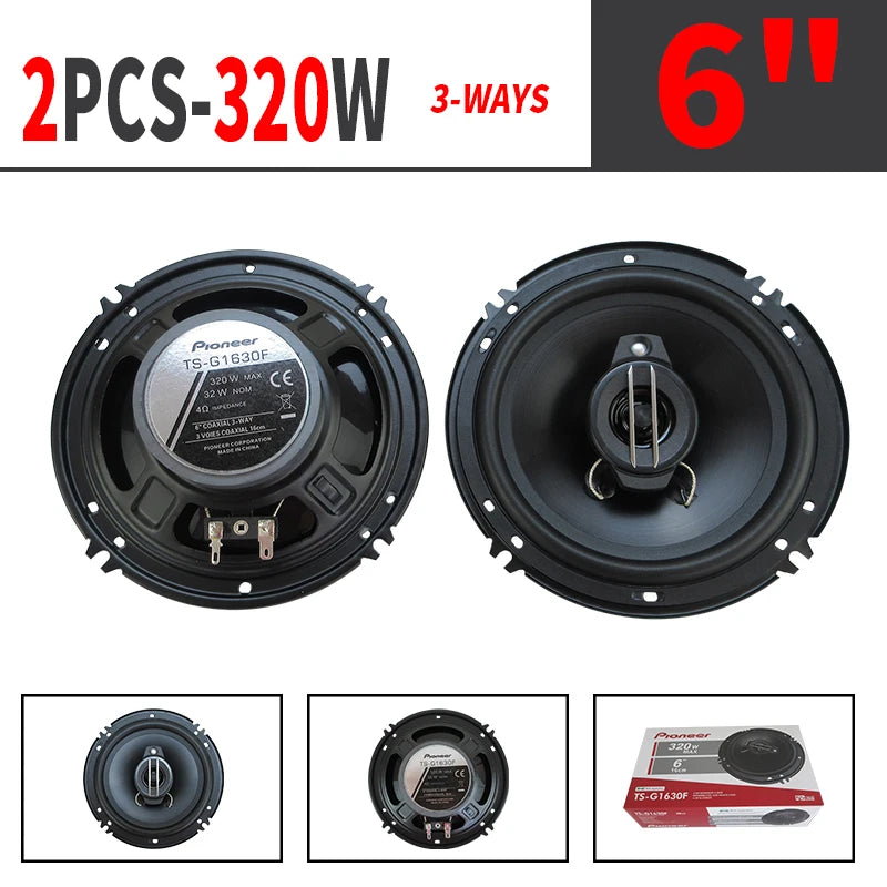 Universal Car Coaxial Stereo Full Range Frequency Hifi Speakers