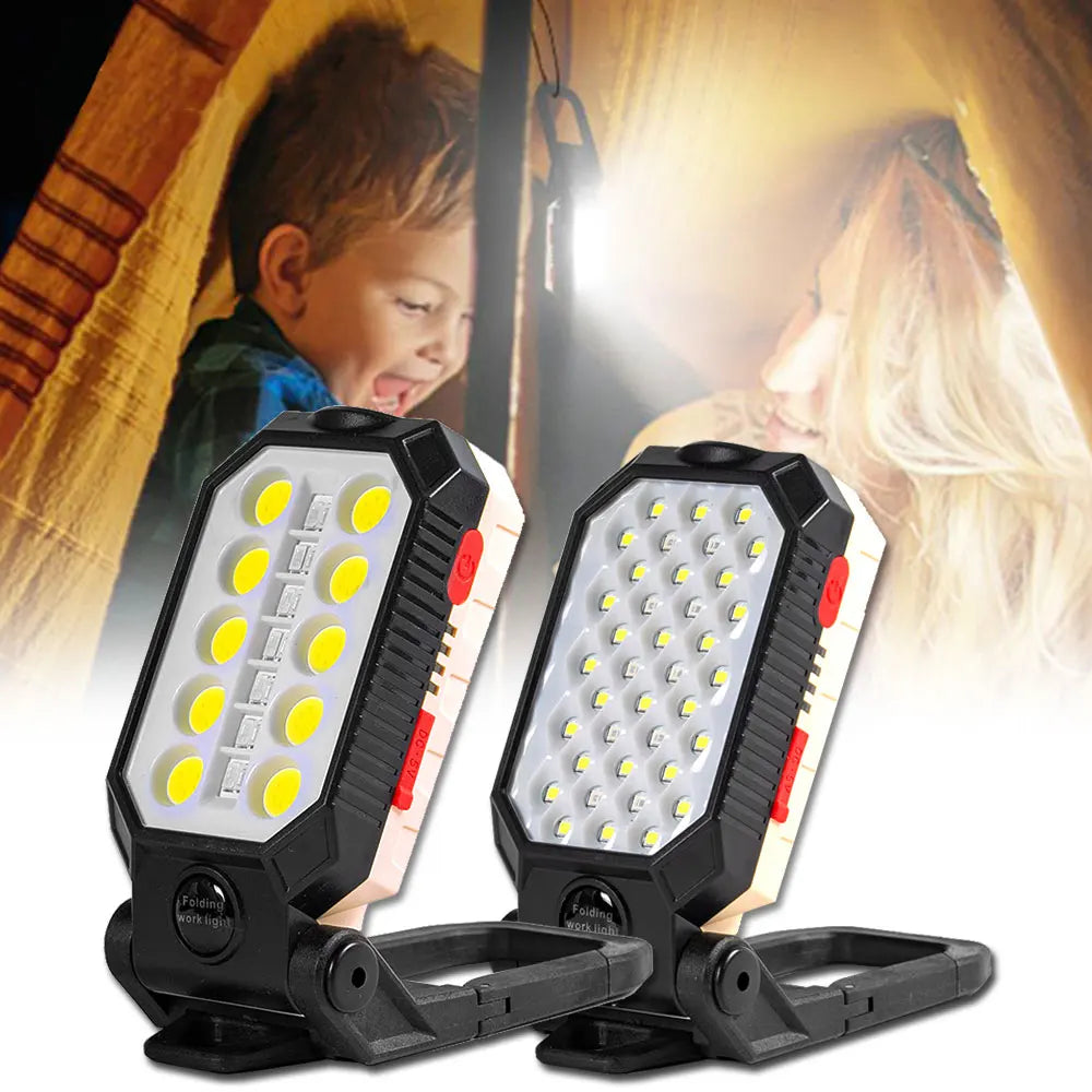 Multi-function Work Light - Built-in Battery + Magnetic Suction
