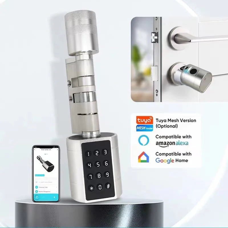 Electronic Smart Door Lock - Digital Keypad Key Card Remote Control