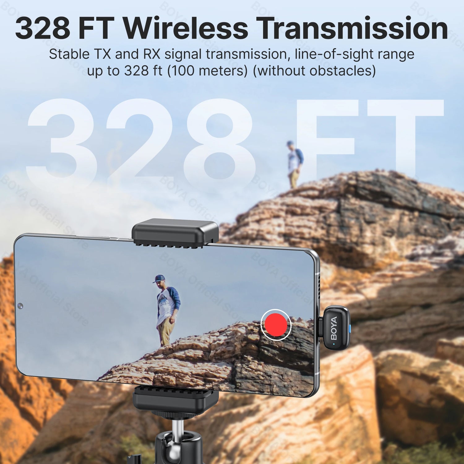 BOYA Mini Wireless Lavalier Lapel Microphone