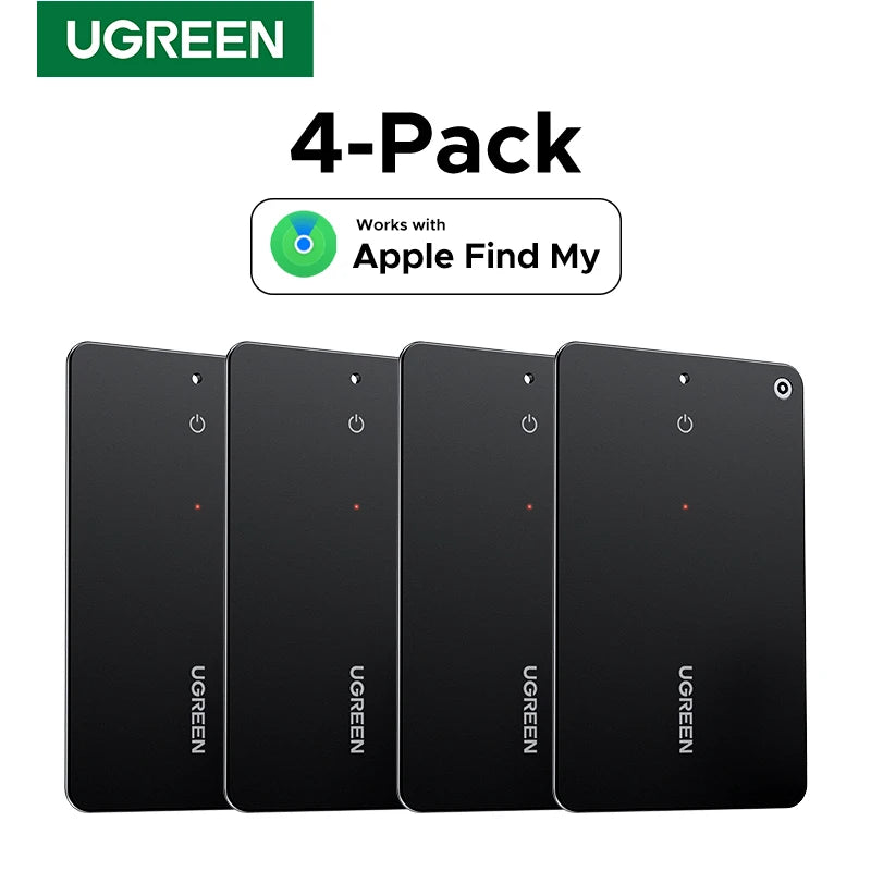 UGREEN Wallet Finder, Smart Tag Bluetooth Tracker Card Item Locator for Luggage Tags Passports with Apple Find My App (Only iOS)