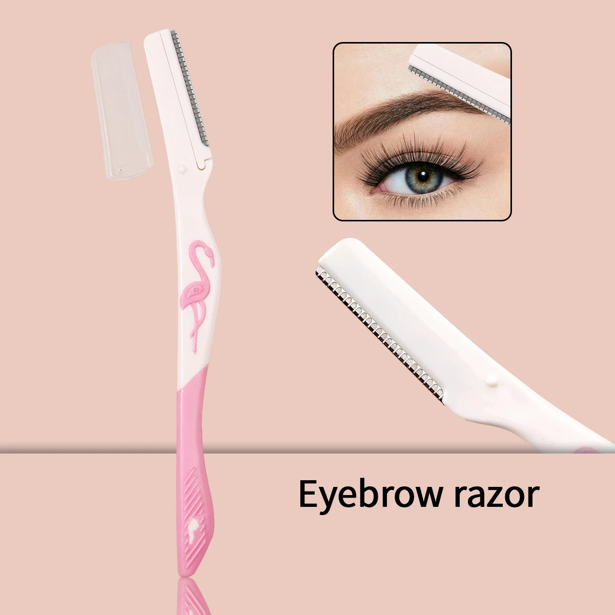 1 Pcs Eyebrow Razor Eyebrow Trimmer Hair Remover Set Women Face Razor Eyebrow Trimmers Blades Shaver For Makeup Cosmetic