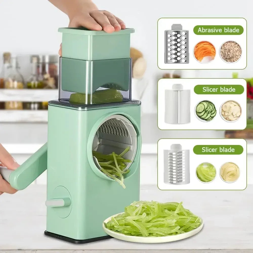 Multifunction Vegetable Cutter Slicer Shredders  - 4 In 1