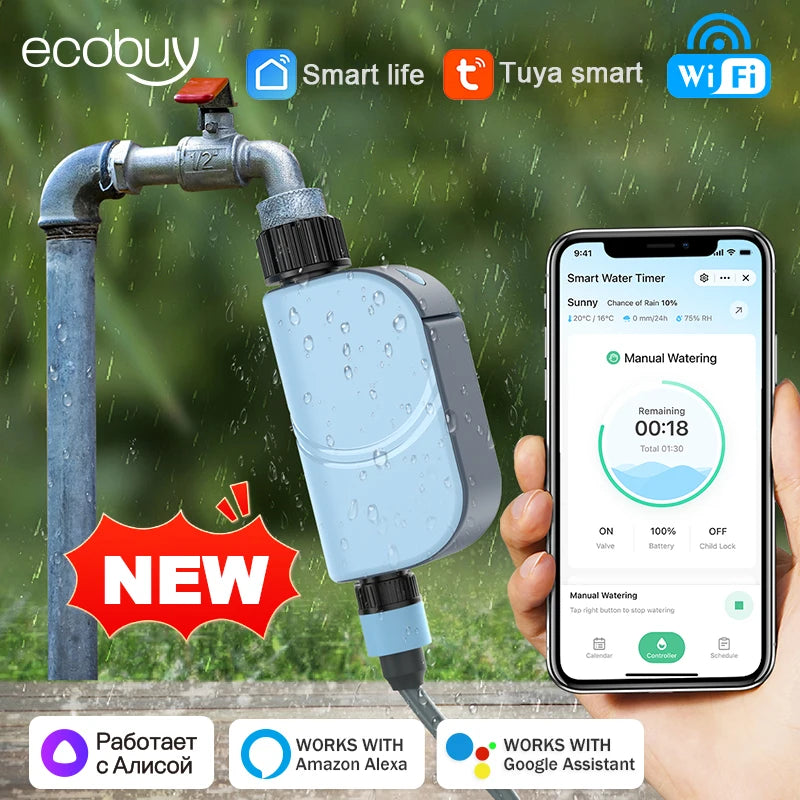 Smart Garden Watering Timers - Sprinkler Valve