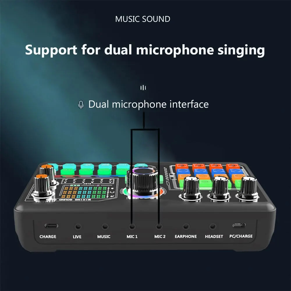 Zealsound Professional Podcast Microphone SoundCard Kit