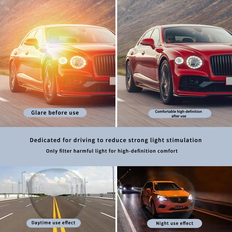 Cook Shark's new polarized sunglasses for men, color changing, day and night dual-purpose driving glasses, sunglasses for men