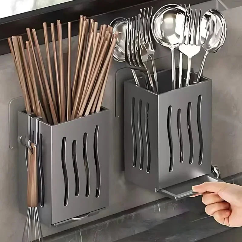 Multifunctional Kitchen Utensil Storage Rack Chopstick Draining Holder