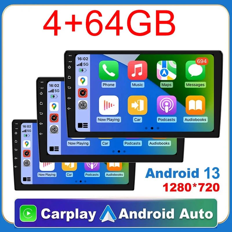 Universal Android Car Radio - GPS BT Central Multimedia systems