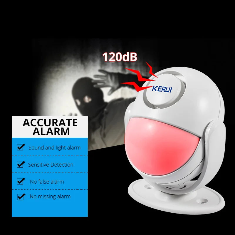Infrared Chime Doorbell - Wireless - Motion Detector Alarm