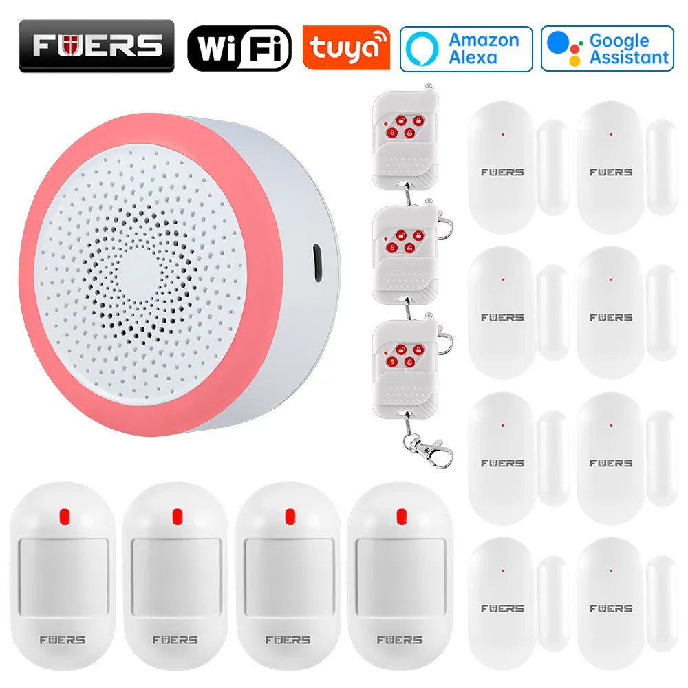 Wifi Smart Home Alarm System - Burglar Security - App Control Wireless