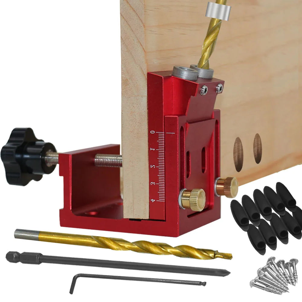 Hole Wood Jig System Kit with Drill Guide