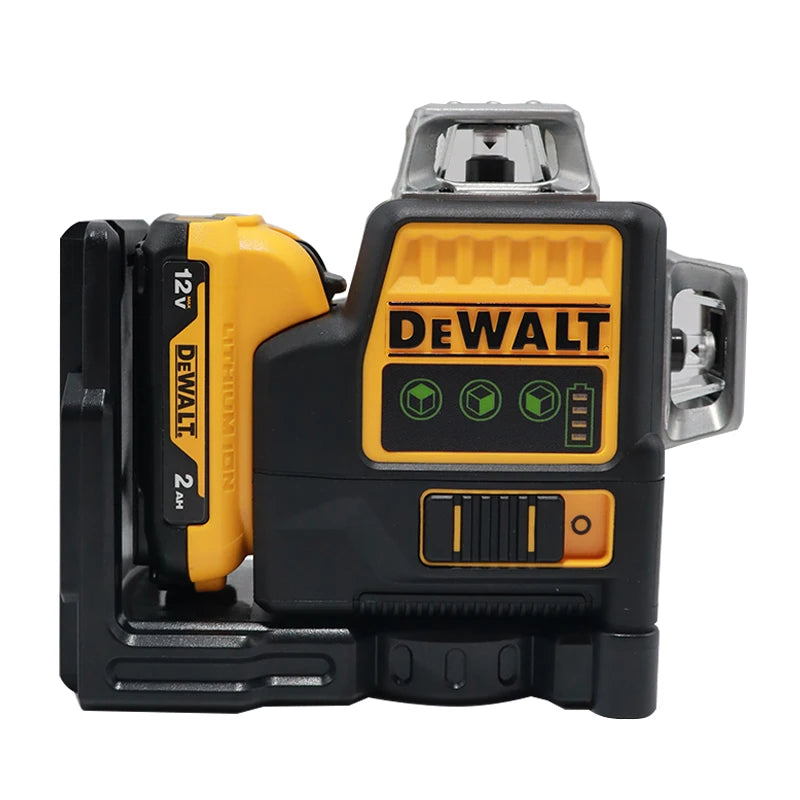 Dewalt DW089LG 12 Lines Laser Level Horizontal Green Light Level Meter Outdoor 3 Sides*360 Degree Vertical 12V Lithium Battery