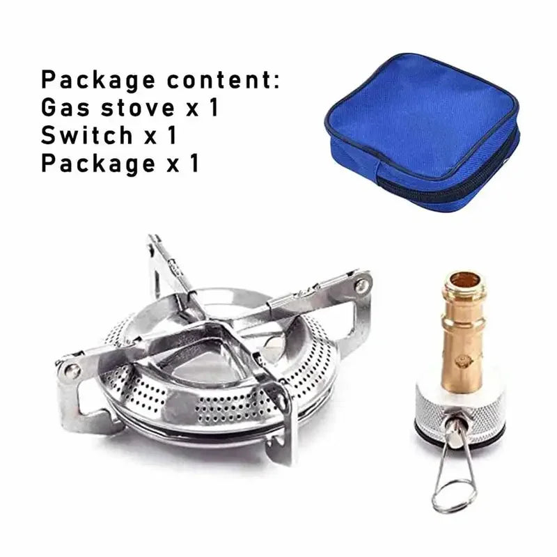 Windproof Camping Gas Stove - Portable Foldable Stove