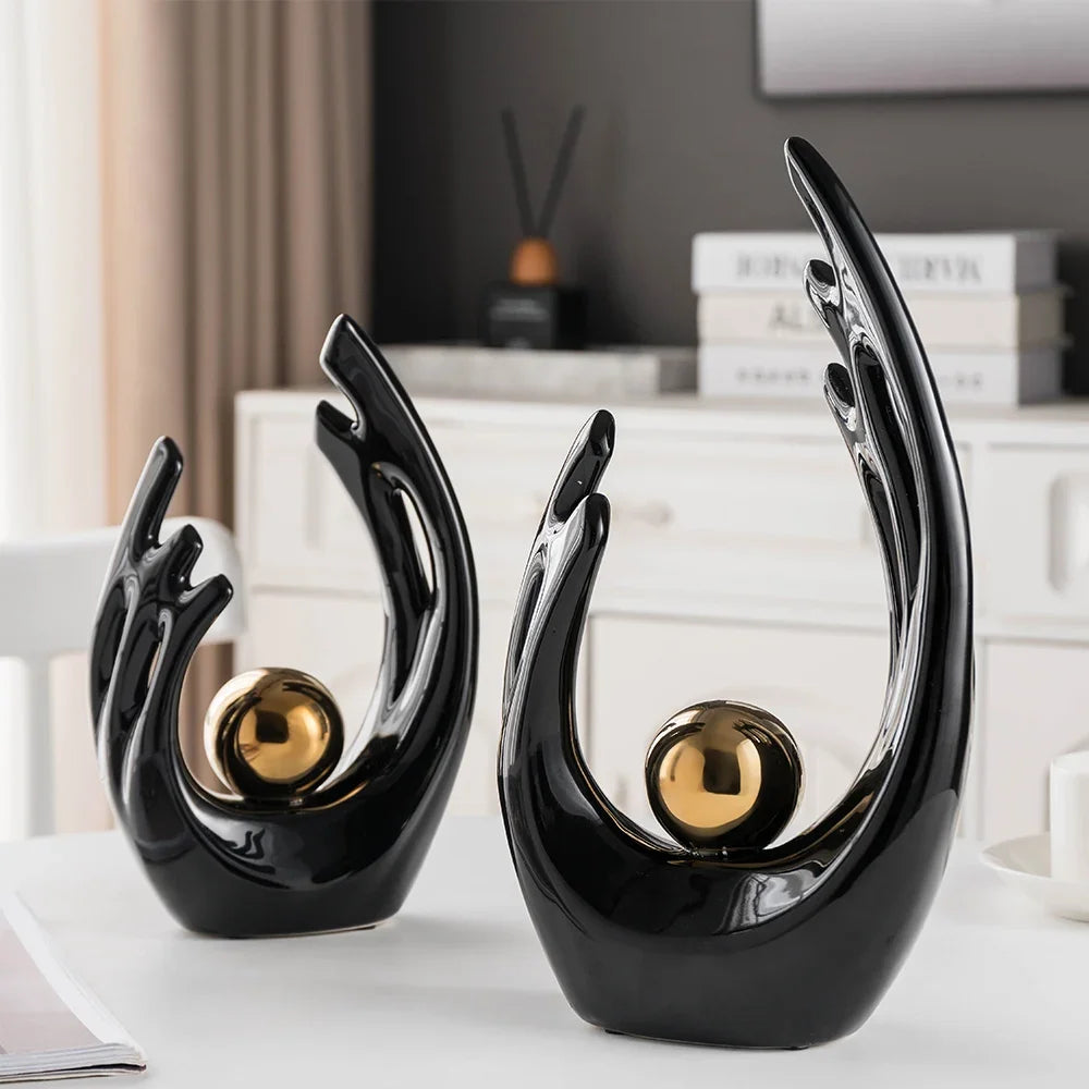 Abstract Ceramic Statue - Modern Luxury Souvenirs Crafts Gifts