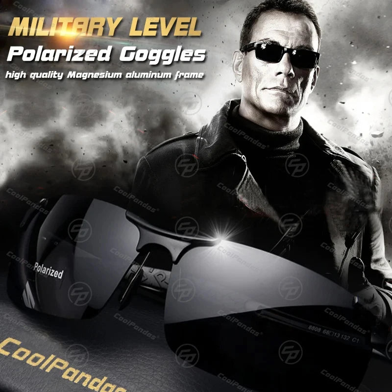 Men Polarized Sunglasses Military Goggles Aluminum Magnesium Sun Glasses Driving HD Glasses For Men/Wome Oculos masculino Male