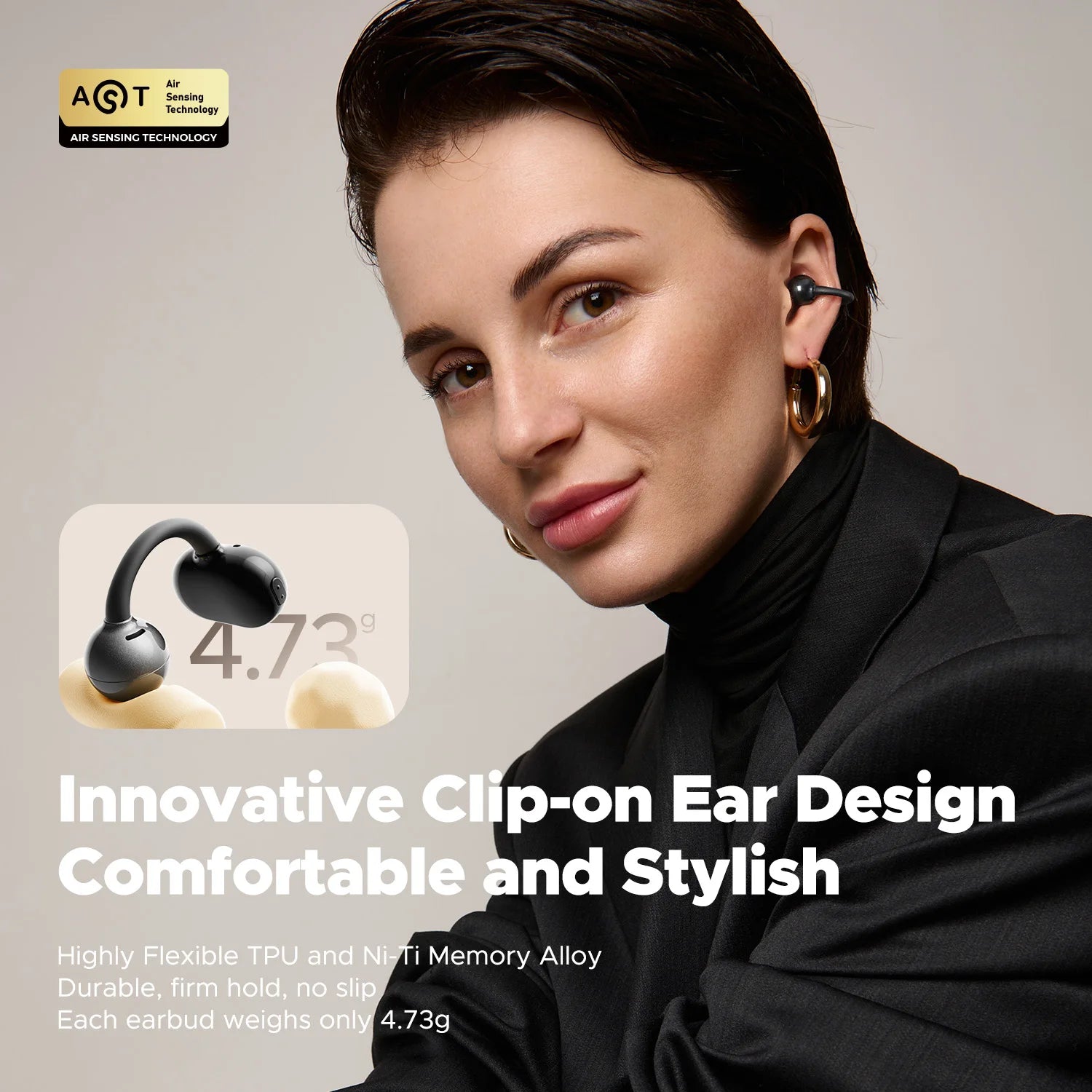 SoundPEATS POP Clip Wireless Earphones