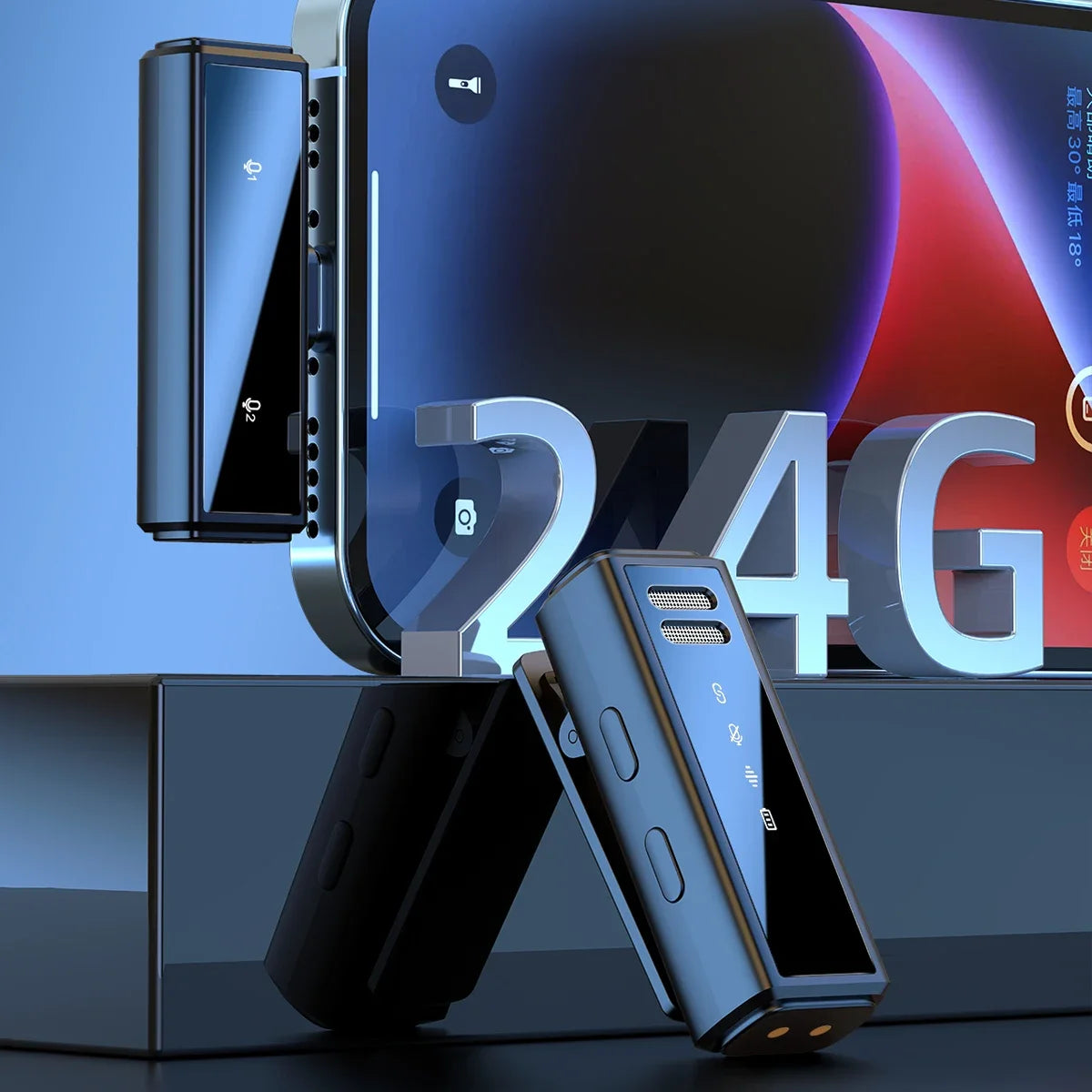 FIFAR Wireless Lavalier Lapel Microphone