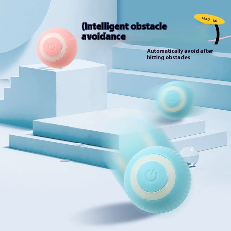 Gravity Intelligent Rolling Ball Cat Toys USB Charging Pet Accessorie Grinding Teeth Resistant To Bite Amuse Pet Toys kitten