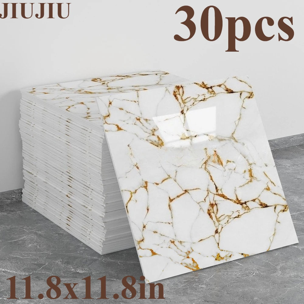 Marble Peel and Stick Backsplash Waterproof Wall Panels