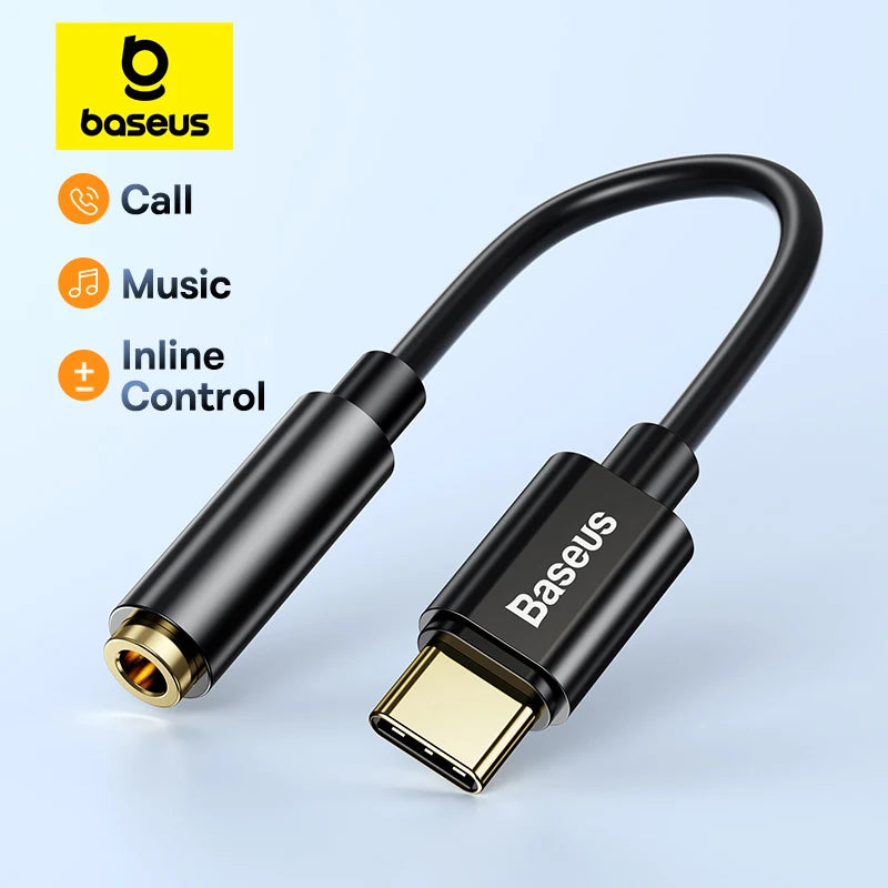 Baseus USB Type C to 3.5mm Earphone Jack