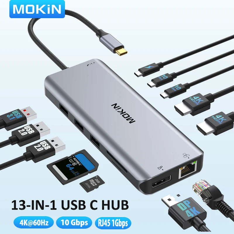 MOKiN USB C HUB - Type C to 4K HDMI Adapter