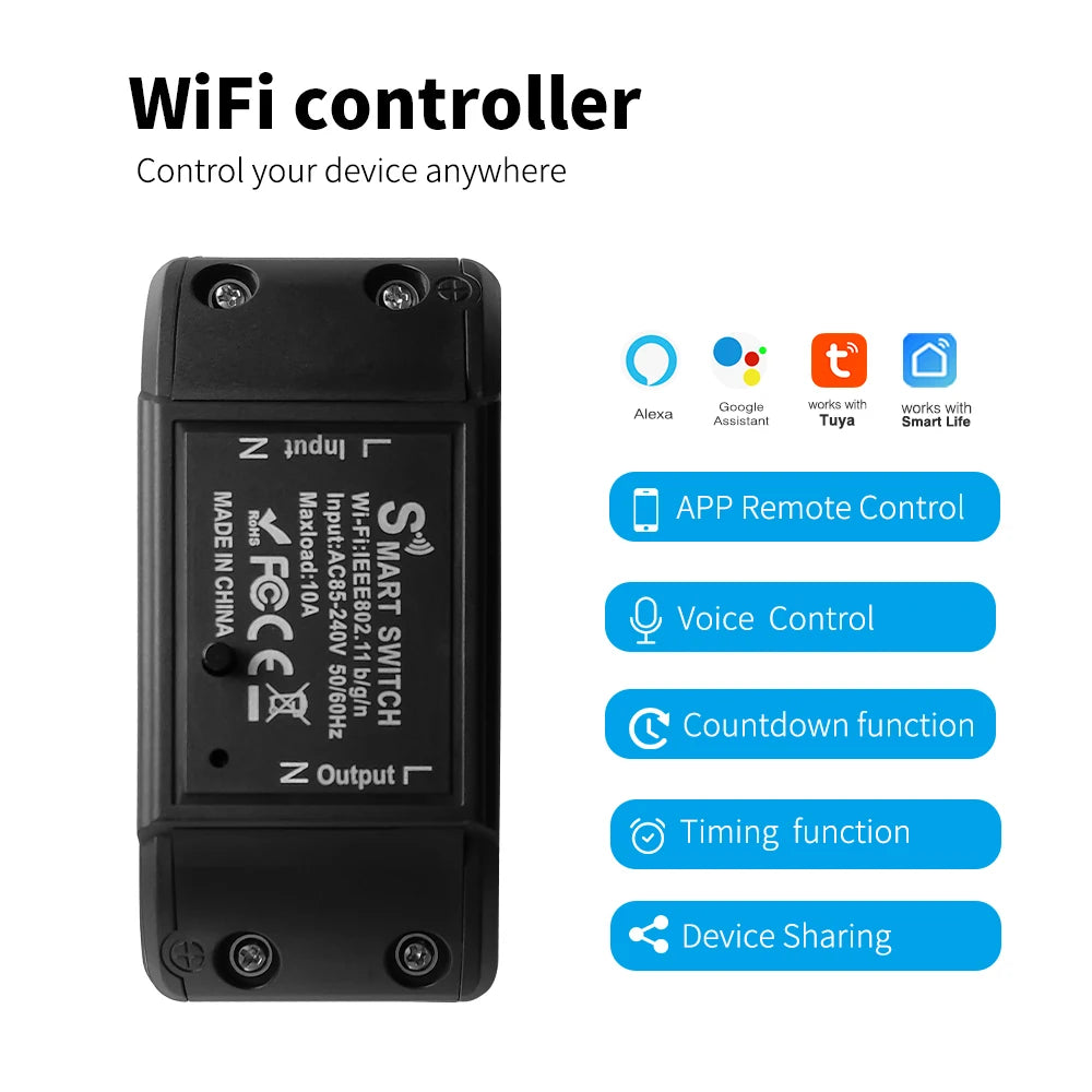 Smart Switch APP Wireless Controller - Universal Breaker