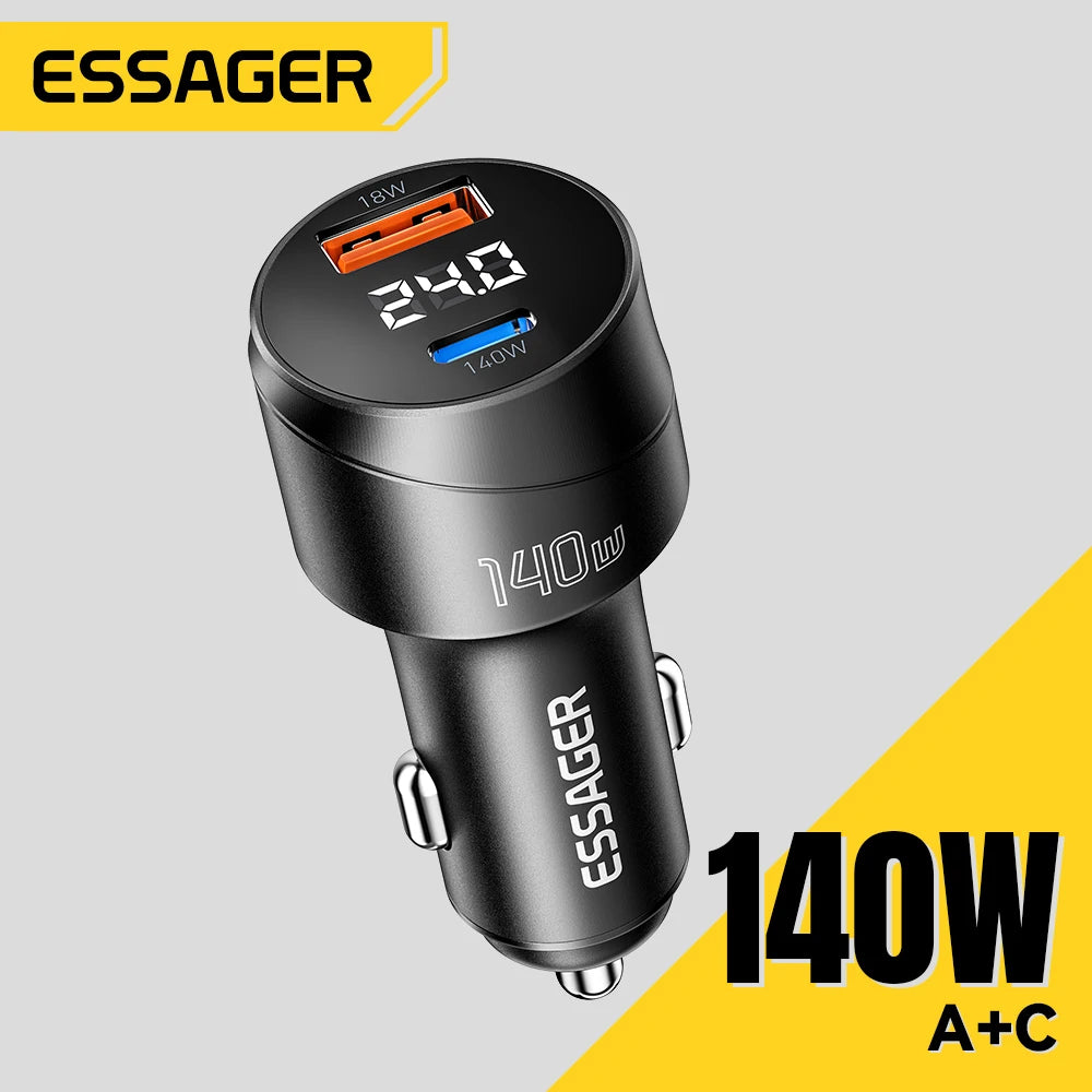 Car Charger PD 3.1 Fast Charging Quick Charge