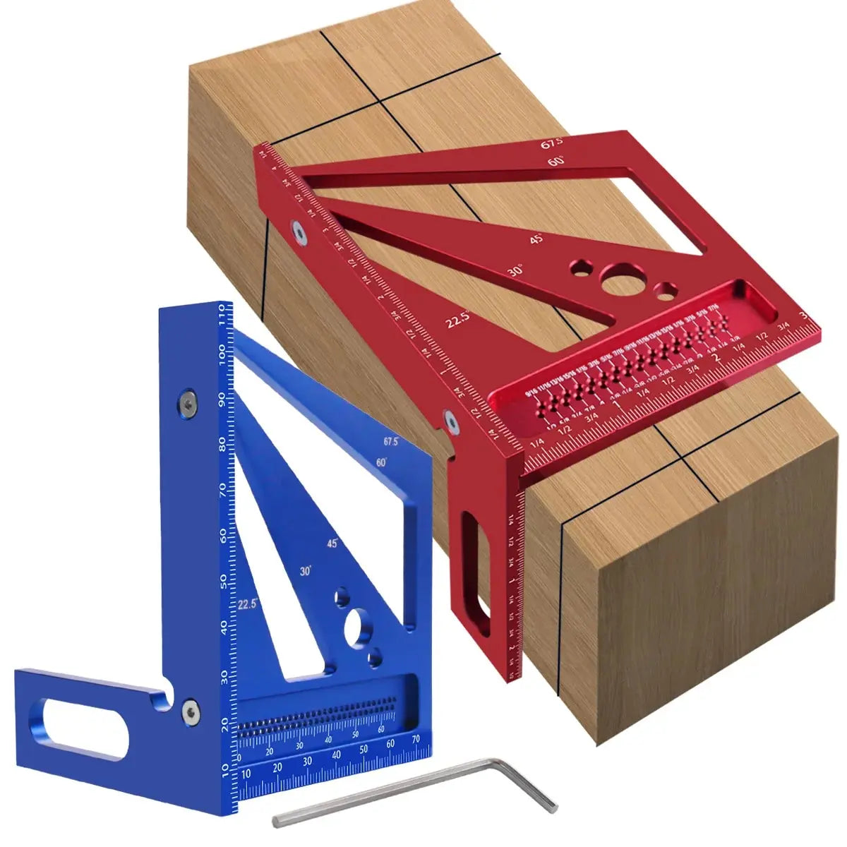 Multi-Angle Square Protractor - Triangle Ruler T-Type Scriber