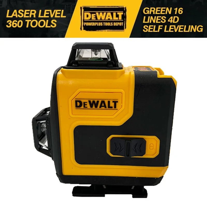 Dewalt Laser Level 360 Green - 16 Lines 4D Self Leveling Powerful Tools