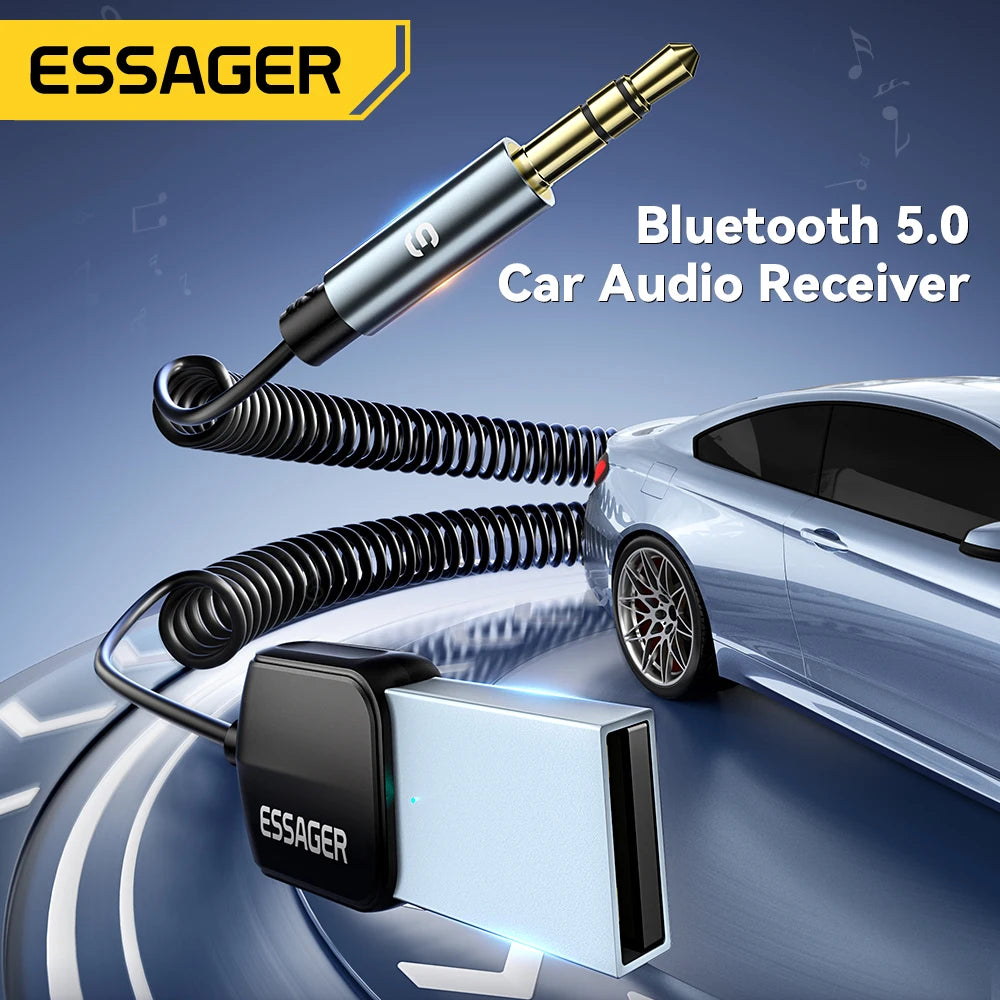 Bluetooth Car Audio Cable - Transmitter Wireless Receiver