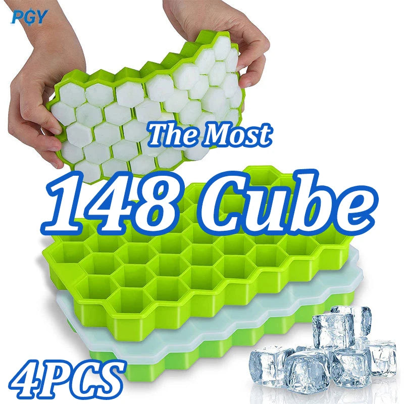 Silicone Ice Cube Mold - 148 Cube Large-capacity Trays