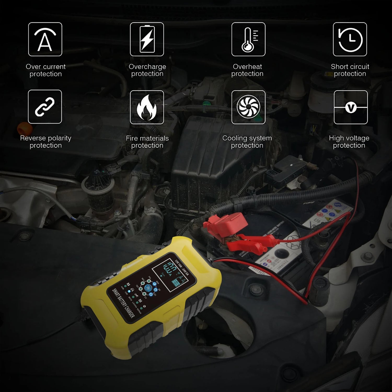 FOXSUR Car Battery Chargers