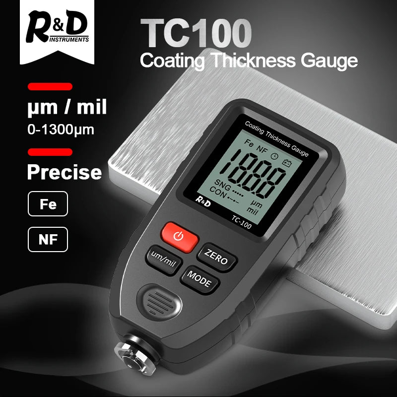 Coating Thickness Gauge - Car Paint Film Thickness Tester