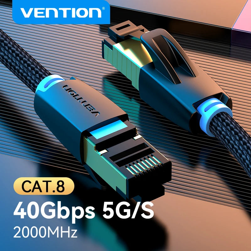 Vention Ethernet Cable - 40Gbps 2000MHz CAT 8 Cord