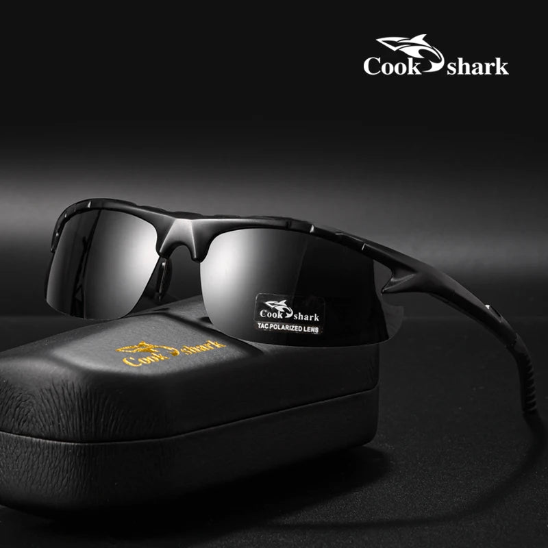 Cook Shark's new color changing sunglasses for male drivers, fishing sports sunglasses, driving glasses