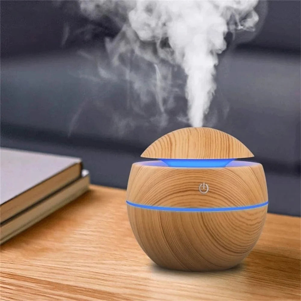 Wooden Essential Oil Air Aroma Diffuser - Cool Mist Maker