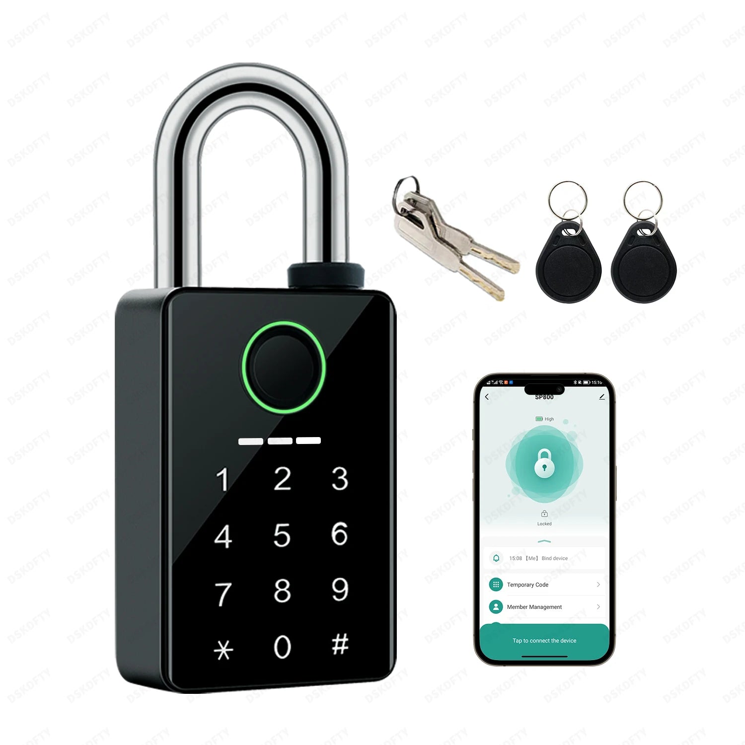 Waterproof Fingerprint Electronic Keyless Lock