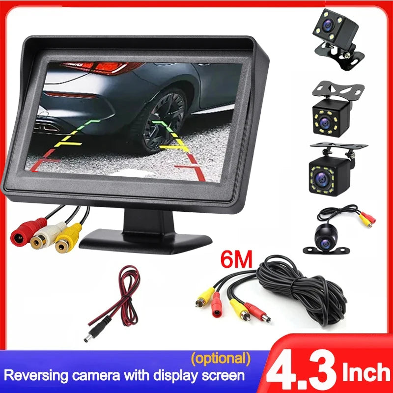 Rear View Camera Monitor - Reversing Camera for Parking