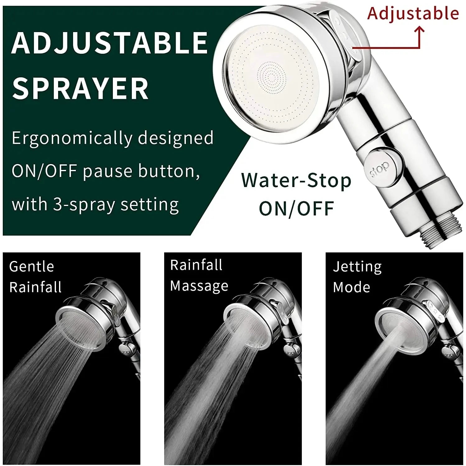 Faucet extender shower head
