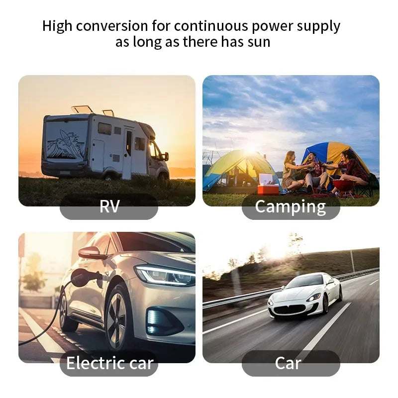 Foldable Solar Panel - 5V USB Portable Battery Charger