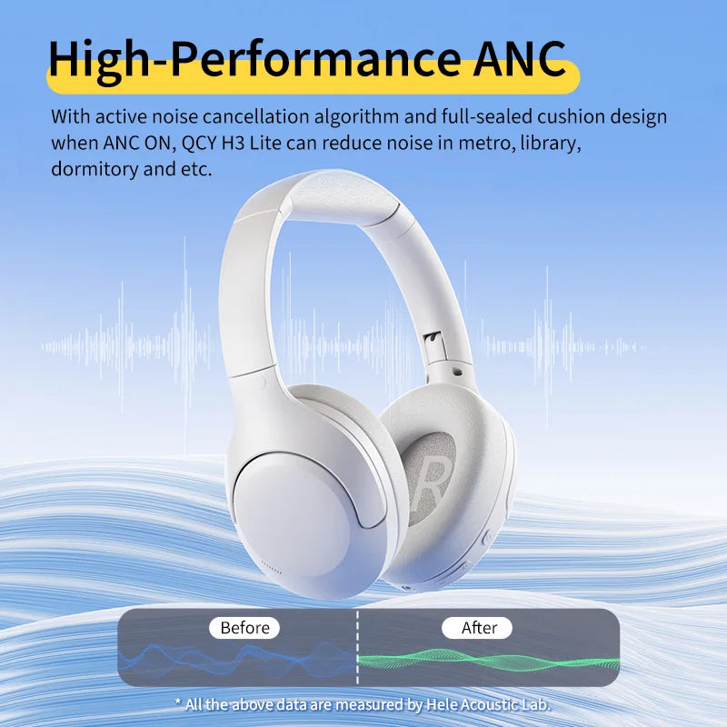 QCY Lite ANC Wireless Bluetooth Headphones