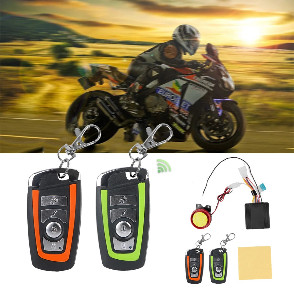 Two-way remote control key - Motorcycle Anti-theft Alarm