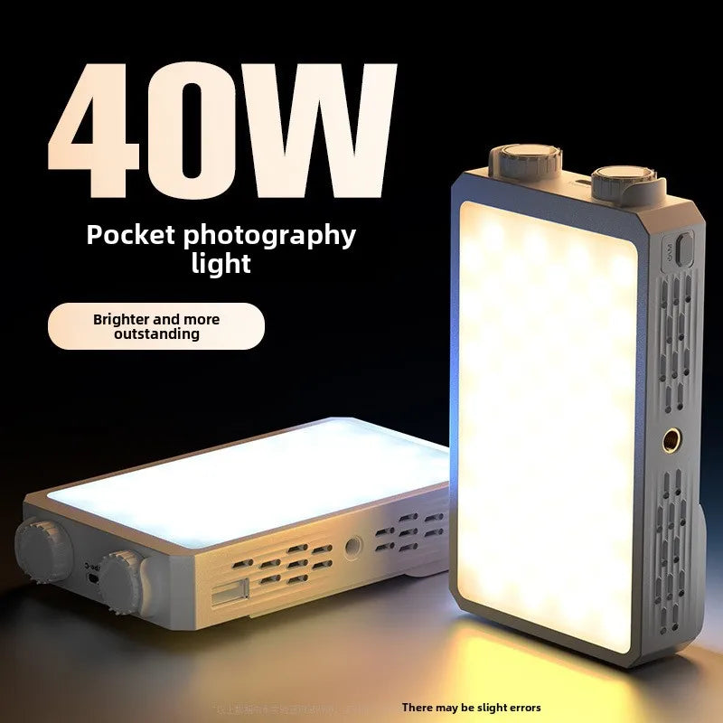Portable LED video light - 40W - Mini Small Portable Fill Light