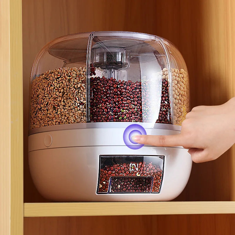 Rice Dispenser Sealed - 360 Degree Rotating