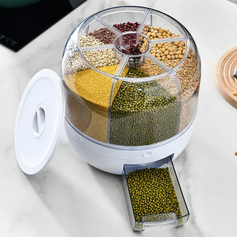Rice Dispenser Sealed - 360 Degree Rotating
