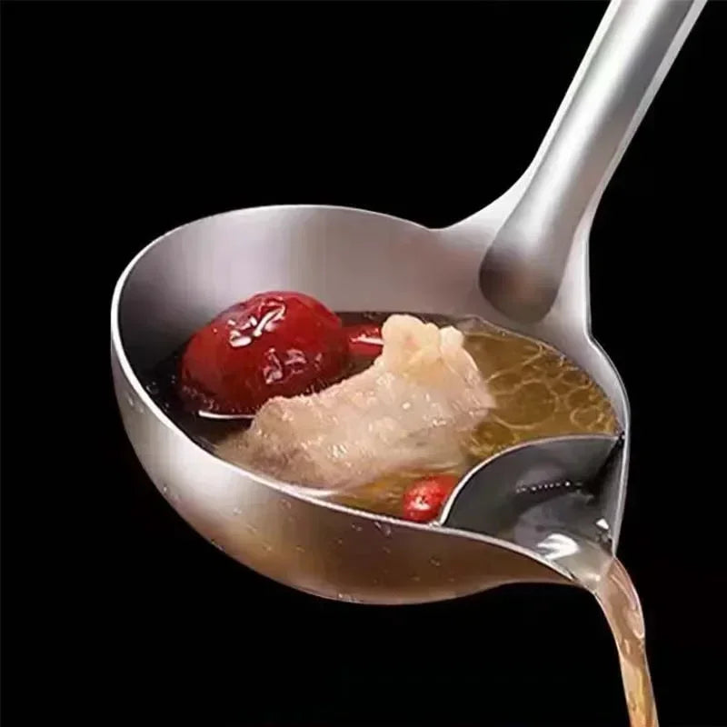 Stainless Steel Colander Spoon - Gravy Oil & Soup Colander